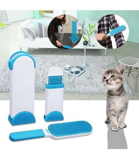 PETDIARY Pet Fur Remover,Petdairy Pet Fur Remover with Self-Cleaning Base, Reusable Pet Hair Remover