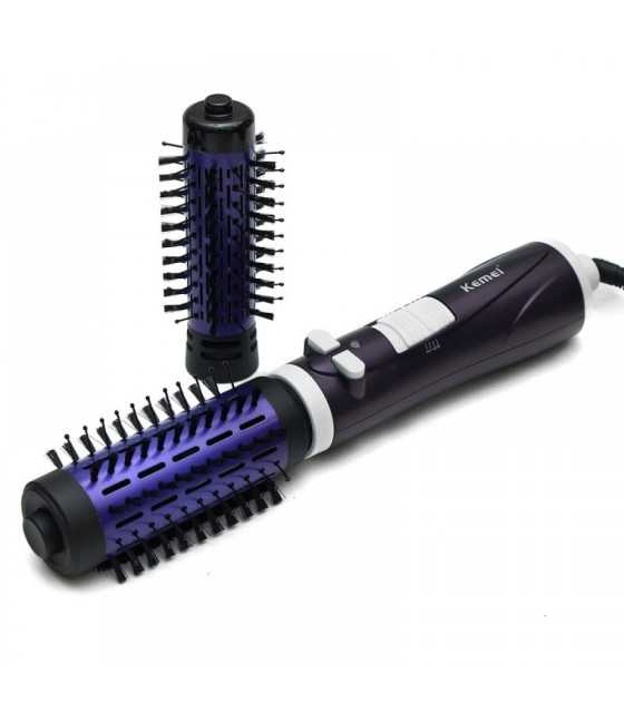 Ротационна четка за маша за коса Гребен за коса, Electric Automatic Rotating Hair Dryer Curler Roller Сешоар