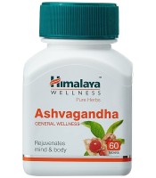 AshvagandhaHimalaya Ashvagandha 60caps Αναζωογονεί σώμα και πνεύμα, κατά του stress