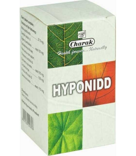 HyponiddCharak Hyponidd 50tabs συμβάλλει στη ρύθμιση των επιπέδων σακχάρου στο αίμα