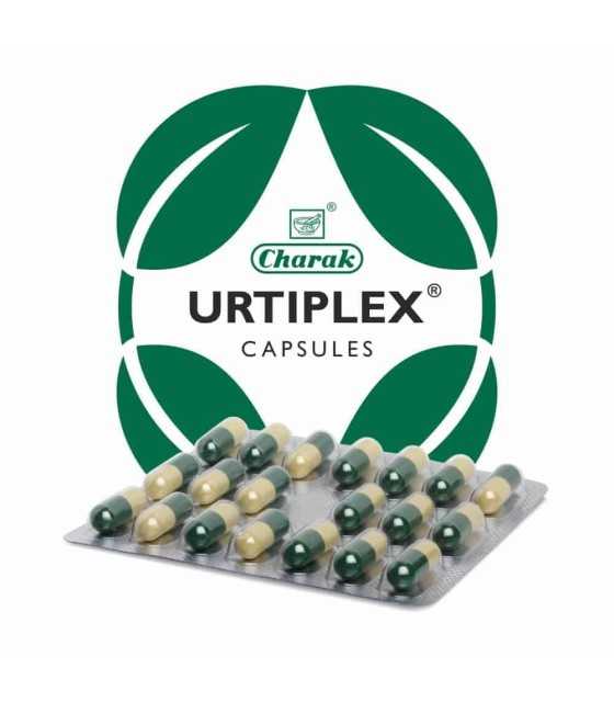 Charak UrtiplexCharak Urtiplex 100tabs αντιαλλεργικό συμβάλλει σε παθήσεις που σχετίζονται με το δέρμα