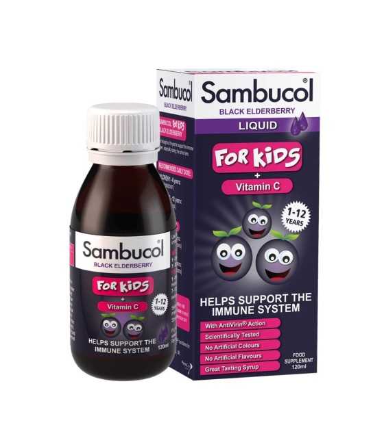 Sambucol Black Elderberry For Kids Plus Vitamin C SAMBUCOL
