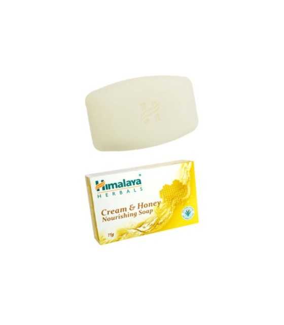Himalaya Nourishing Cream &amp; Honey Soap 75gr Απαλό καθαριστικό σαπούνι για απαλή και λεία επιδερμίδα
