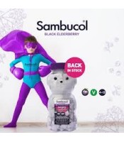 Sambucol Natural Black Elderberry Chewable Teddies | Vitamin C | 60 count SAMBUCOL