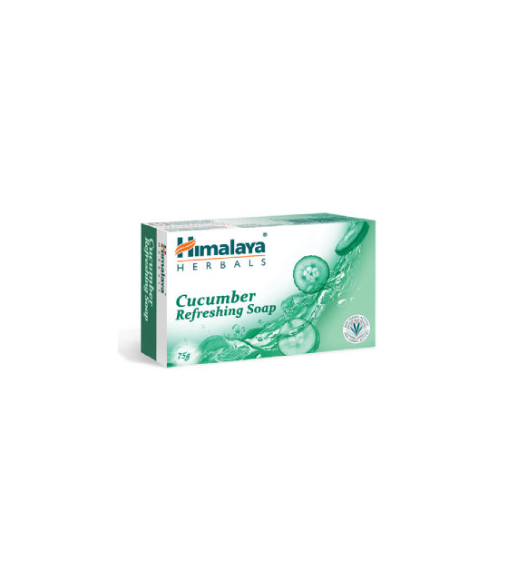 Himalaya Cucumber Refreshing Soap 75gr Απαλό καθαριστικό σαπούνι εμπλουτισμένο με Αγγούρι που ανανεώνει, απαλύνει το δέρμα