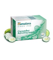 Himalaya Cucumber Refreshing Soap 75gr Απαλό καθαριστικό σαπούνι εμπλουτισμένο με Αγγούρι που ανανεώνει, απαλύνει το δέρμα