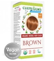 Organic Hair Colour - Βιολογική Βαφή Μαλλιών με Χέννα Καστανό / Brown