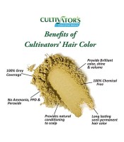 Био билкова боя за коса - кафяво - Cultivator's цвят на косата