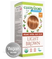 Organic Hair Colour - Βιολογική Βαφή Μαλλιών Χέννα Ανοιχτό Καστανό