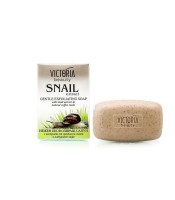 Gentle exfoliating soap with Garden Snail Extract and Natural Coffee Seeds victoria beauty