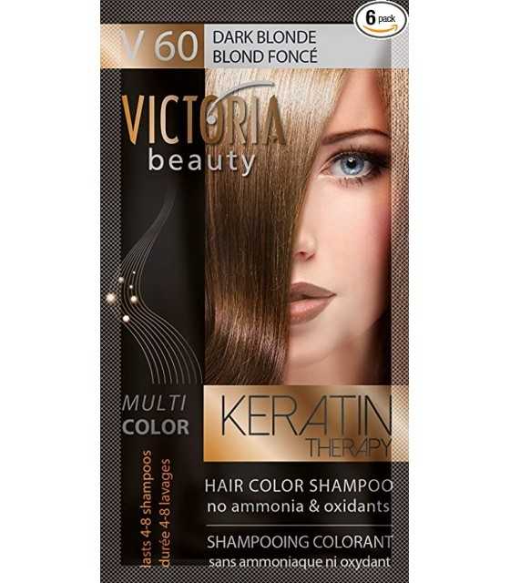 V60 Hair color shampoo DARK BLOND victoria beauty