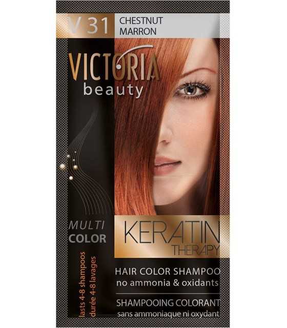 V31 Шампоан оцветител КЕСТЕН цвят на косата