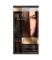 V20 Hair color shampoo CHOCOLATE victoria beauty