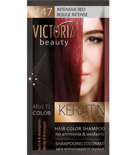 V47 Hair color shampoo INTENSIVE RED victoria beauty
