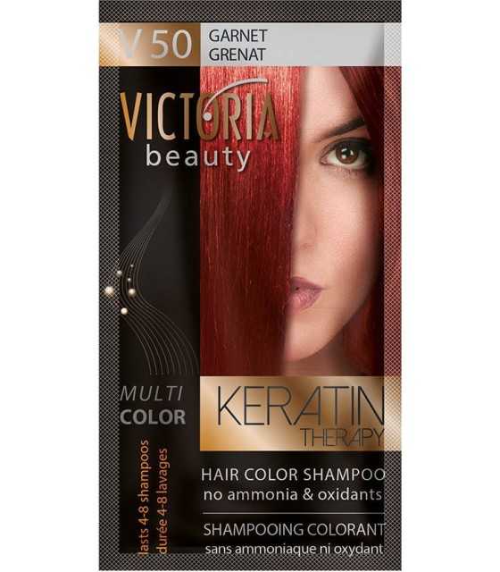 V50 Hair color shampoo GARNET victoria beauty