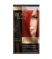 V49 Hair color shampoo RUBY victoria beauty