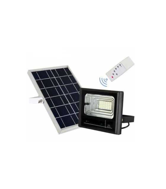 D-8840 Solar Προβολέας 50W με Φωτοβολταϊκό Πάνελ, Τηλεκοντρόλ και ΧρονοδιακόπτηΠΡΟΒΟΛΕΙΣ