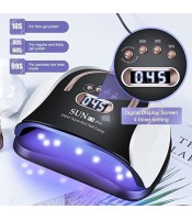 Sun C4 Plus Професионална UV LED лампа за нокти за сушене на нокти 57 светодиода Машина Smart Home