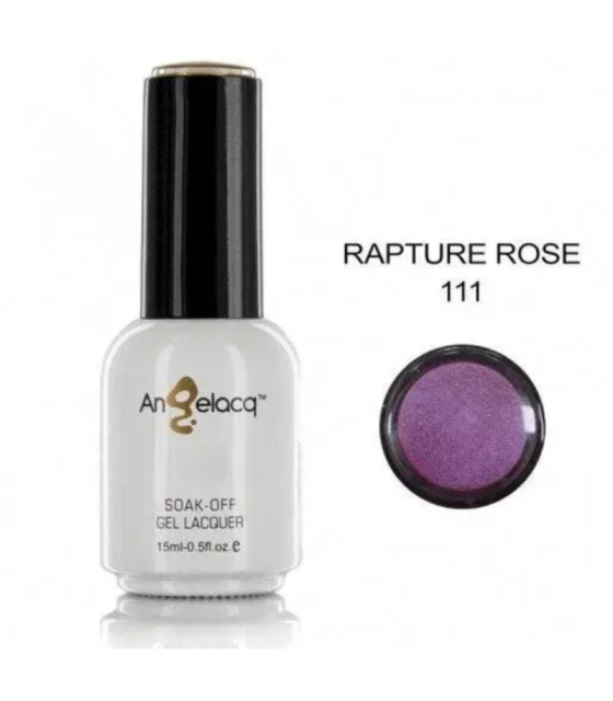 Полупостоянен професионален лак за нокти, Angelacq rapture rose 111, 15 ml