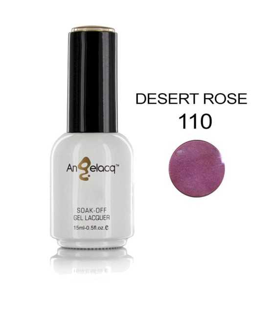 Ημιμόνιμο Επαγγελματικό Βερνίκι, ANGELACQ desert rose 110, 15ml