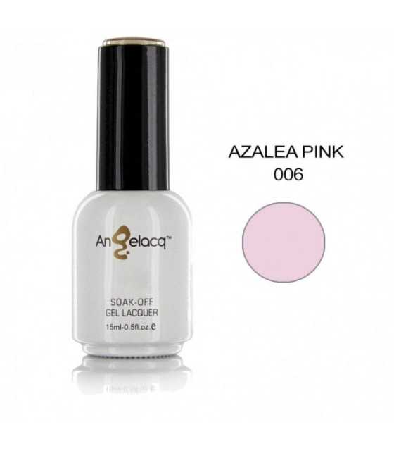 Полупостоянен професионален лак за нокти, ANGELACQ Azalea Pink 006, 15ml