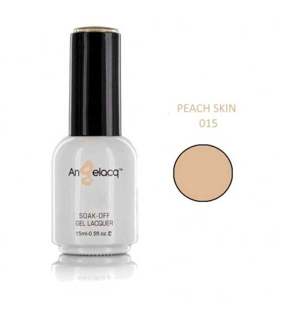 Semi-permanent Professional Nail Polish, Angelacq Peach Skin 015, 15ml