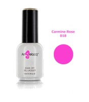 Semi-permanent Professional Nail Polish, Angelacq Carmine Rose 018, 15ml
