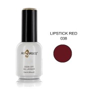 Полупостоянен професионален лак за нокти, Angelacq Lipstick Red 038, 15ml