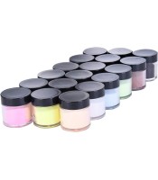 24 перфектни цвята Акрилни цветове за нокти без UV/LED лампа Направи си сам 3D комплект за декорация 24 цвята