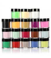 24 перфектни цвята Акрилни цветове за нокти без UV/LED лампа Направи си сам 3D комплект за декорация 24 цвята