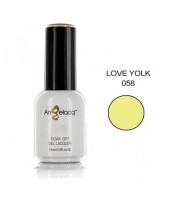 Semi-permanent Professional Nail Polish, Angelacq Love Yolk 058, 15ml