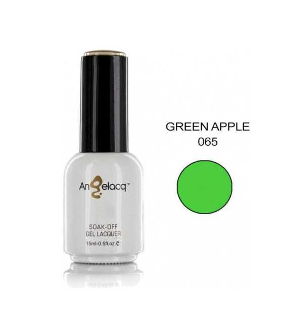 Semi-permanent Professional Nail Polish, Angelacq Green Apple 065, 15ml