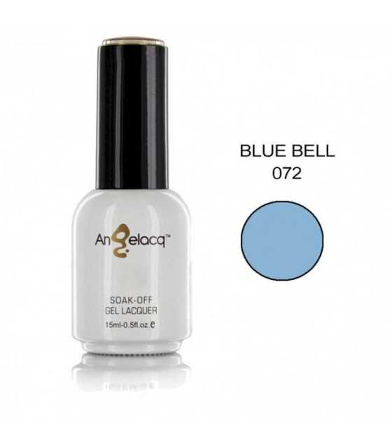 Semi-permanent Professional Varnish, Angelacq Blue Bell 072, 15ml