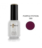 Полупостоянен професионален лак за нокти, Angelacq Purple Potion 090, 15ml