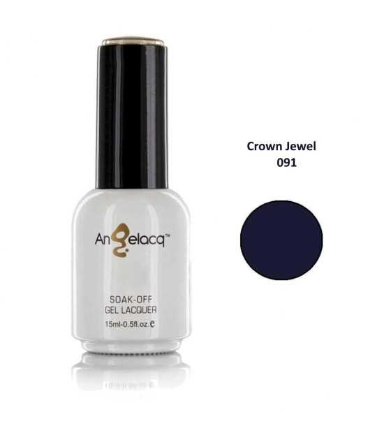 Semi-permanent Professional Nail Polish, Angelacq Crown Jewel 091, 15ml