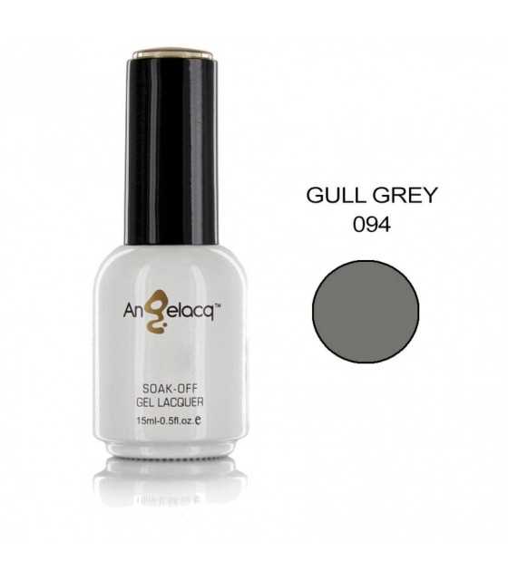 Semi-permanent Professional Nail Polish, Angelacq Gull Grey 094, 15ml
