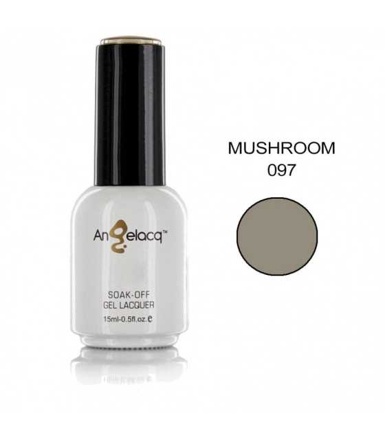 Semi-permanent Professional Nail Polish, ANGELACQ Mushroom 097, 15ml