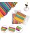 Nail Pusher colorπολυχρωμα ξυλάκια νυχιών, για πετσάκια & επωνύχια 50τεμαχια