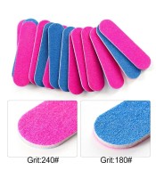 100pcs Mini Double Sided Nail File Disposable Buffer Files Manicure Tools