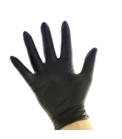 Γάντια Μιας Χρήσης Νιτριλίου Μαύρα Χωρίς Πούδρα 100τμχ
