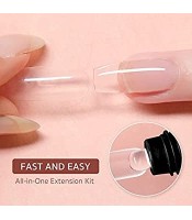 BOMESEL Nail Extension Gel Nude Color Acrylic Quick Building Nail Art Manicure Gel For Nails 001, 60ml