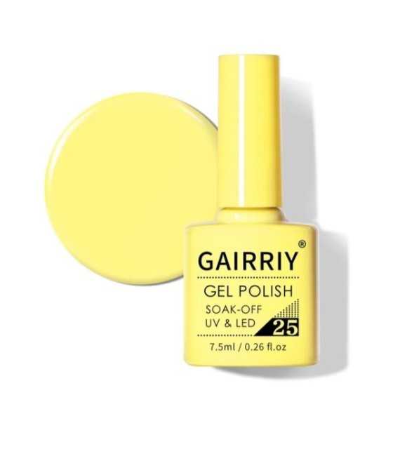 Gairriy Nail Gel Polish High Quality Nail Art Salon, 7,5ml Soak-off UV/LED 25