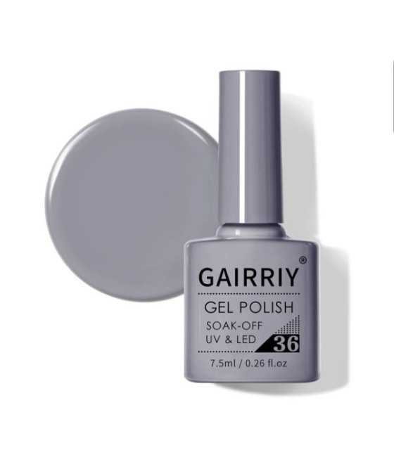 Gairriy Nail Gel Polish High Quality Nail Art Salon, 7,5ml Soak-off UV/LED 36