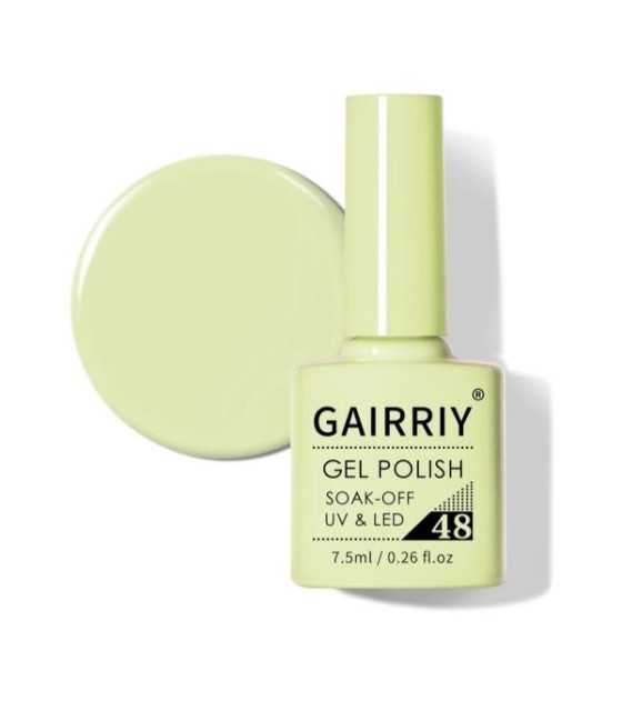 Gairriy Nail Gel Polish High Quality Nail Art Salon, 7,5ml Soak-off UV/LED 48
