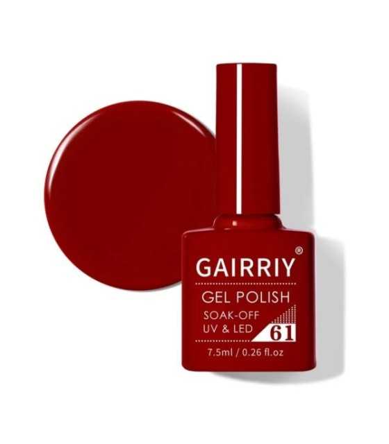 Gairriy Nail Gel Polish High Quality Nail Art Salon, 7,5ml Soak-off UV/LED 61