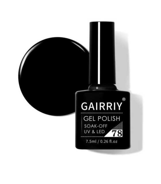 Gairriy Nail Gel Polish High Quality Nail Art Salon, 7,5ml Soak-off UV/LED 78