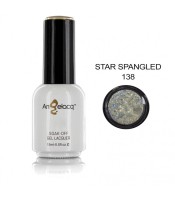 Semi-permanent Professional Nail Polish, Angelacq STAR SPANGLED 138, 15ml