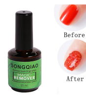 SONGQIAO 15ml Magic Remover Gel Nail Polish Soak Off Gellak Cleaner Nail Uv Gel Nails Wipes
