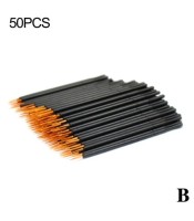 50pcs Disposable Nail Art Brush Set