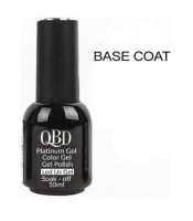 QBD Professional Nail Art Polish Gel, Soak off основно покритие, 10 мл